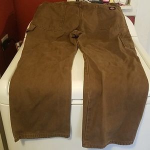 Mens dickies carpenter canvas jeans pants sz 38x30